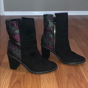 Dr.Scholls Black Heel Boots